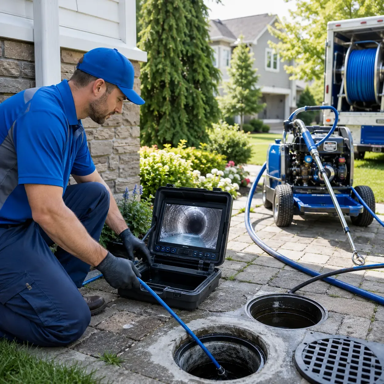 Outdoor drain cleaning professionals serving Chicopee, MA